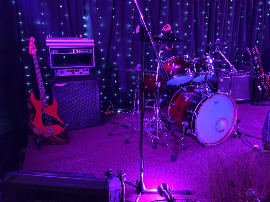 Midnight Cruise stage setup ready for a Southland event